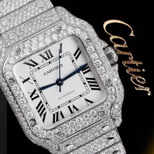 Cartier Iced out Watch | With Ring + Glasses free ✨